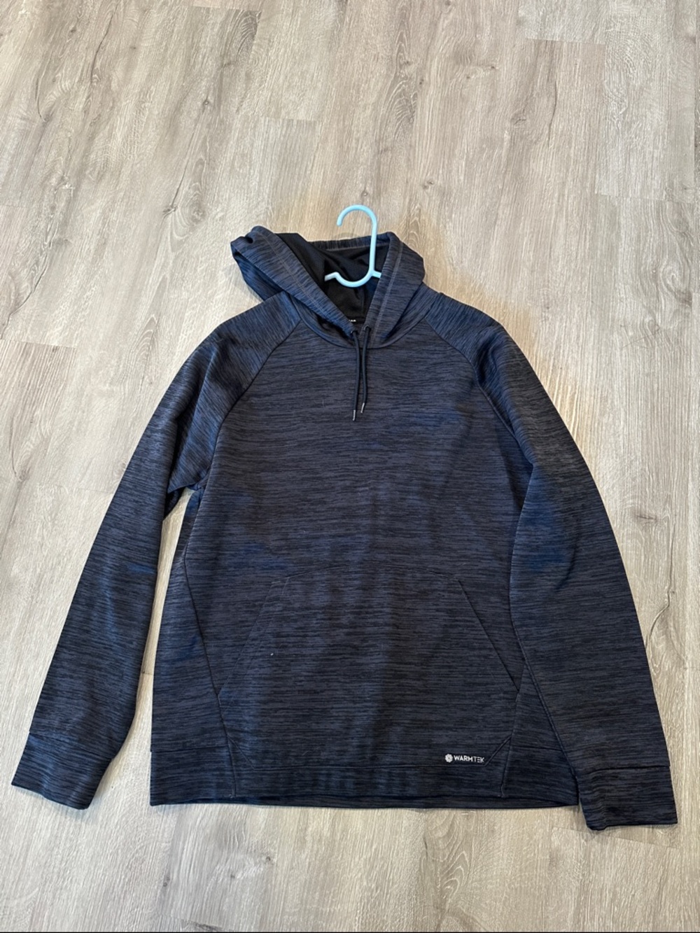 tek gear Heathered Navy Lightweight Hooded Pullover